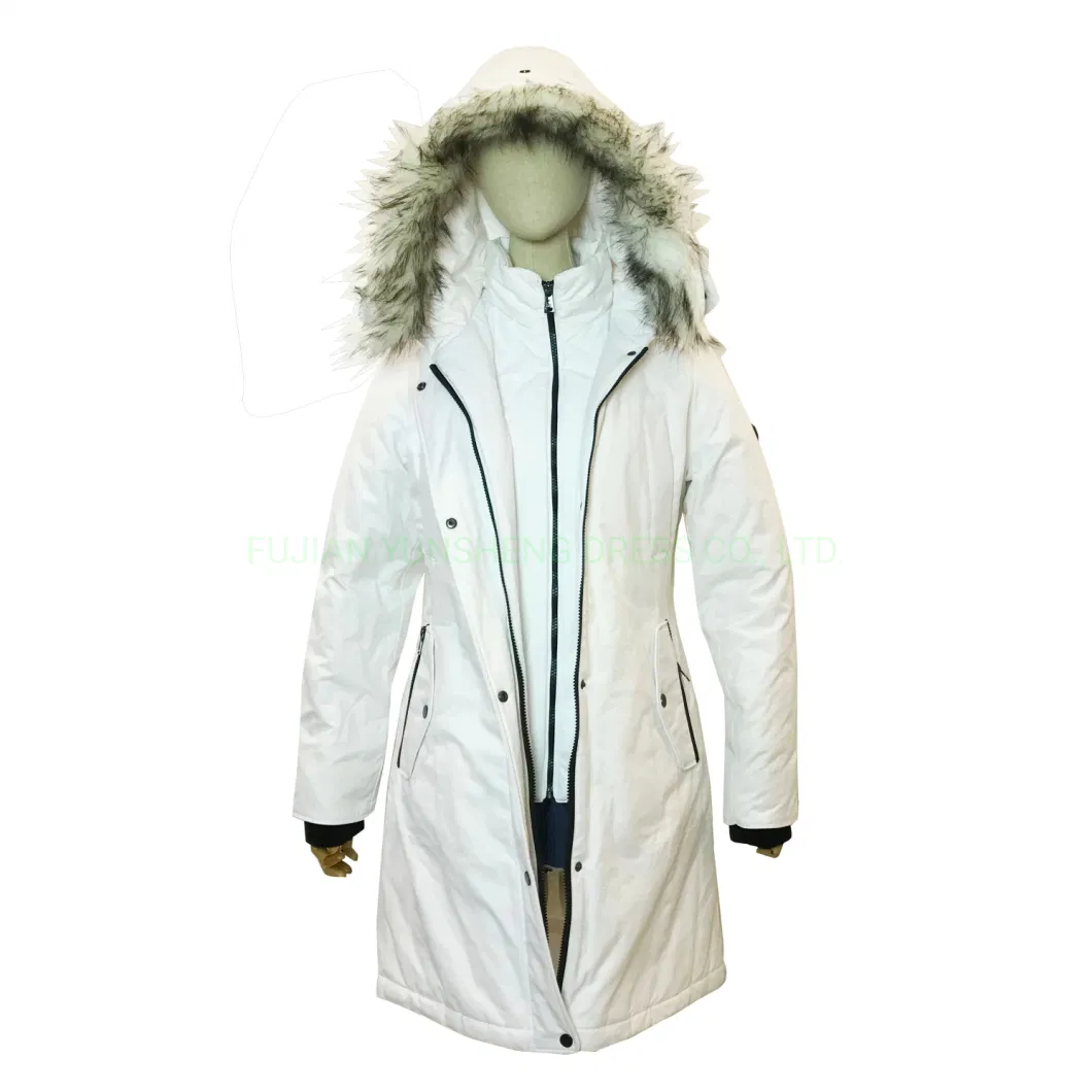 Ladies′ Nylon Water Repellant Fake Down Jacket, Winter Jacket, Women Jacket, Outdoor Wear, Winter Clothing, Filling Jacket, Fashion Fake Down Jacket